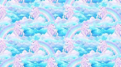 Sparkle Magic Blue Multi Unicorn