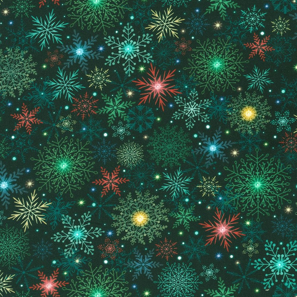 Merriment SnowflakesTeal