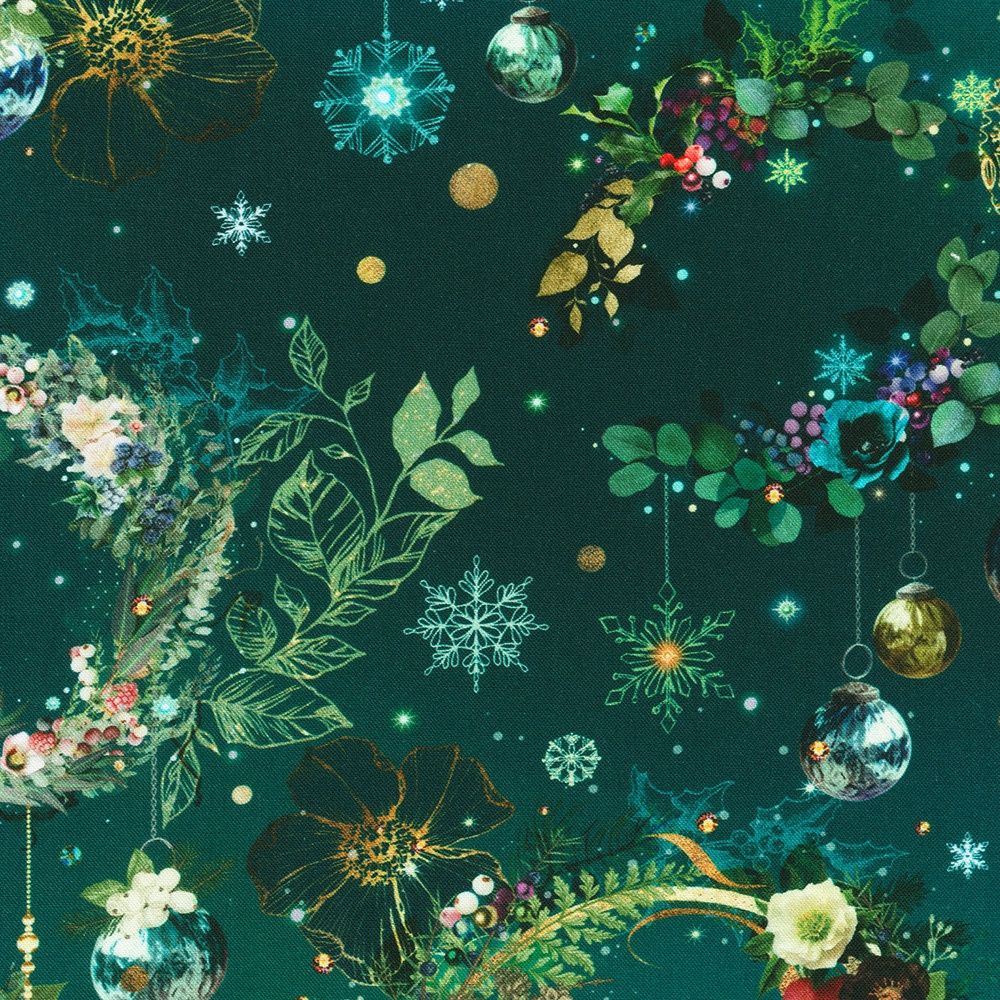 Merriment Wreaths &amp; Ornaments Teal