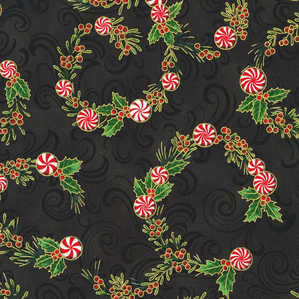 Holiday Flourish Peppermint Twist  Wreaths