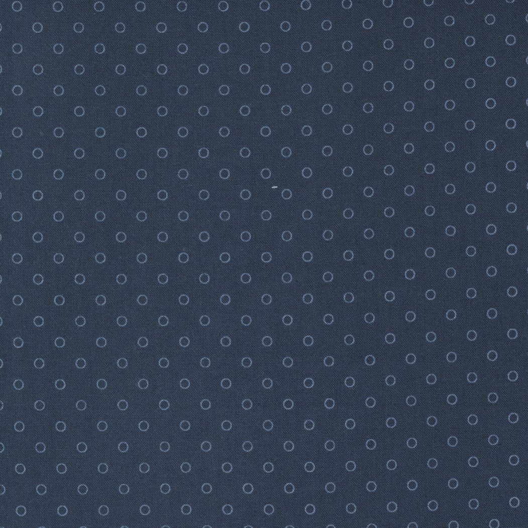 Nantucket Summer Navy Open Dots