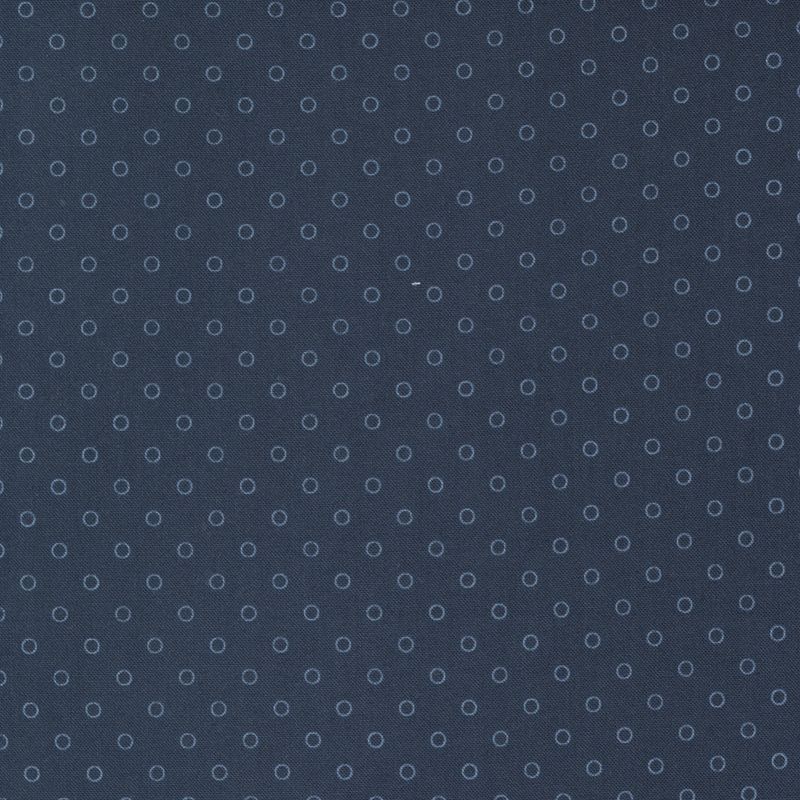 Nantucket Summer Navy Open Dots