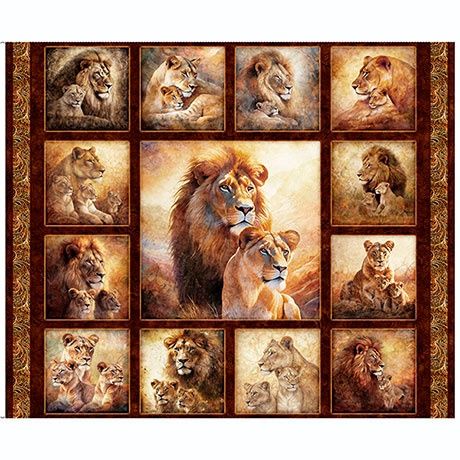 Roar of the Pride Lion Picture Patches