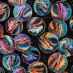 Dragon's Song Dragon Heads Charcoal