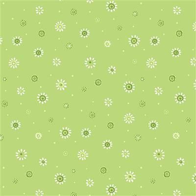 Suzy Bee Sunburst Dot Soft Green