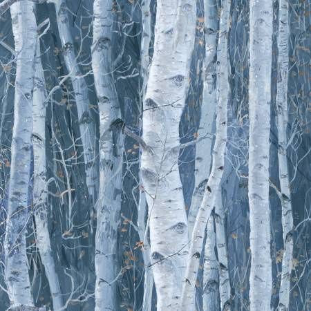 Under the Moonlight Birch Trees