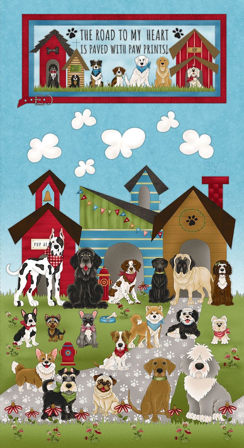 Home is Where Dog II 24" Panel