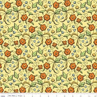 Scary Scraps Fall Floral Yellow