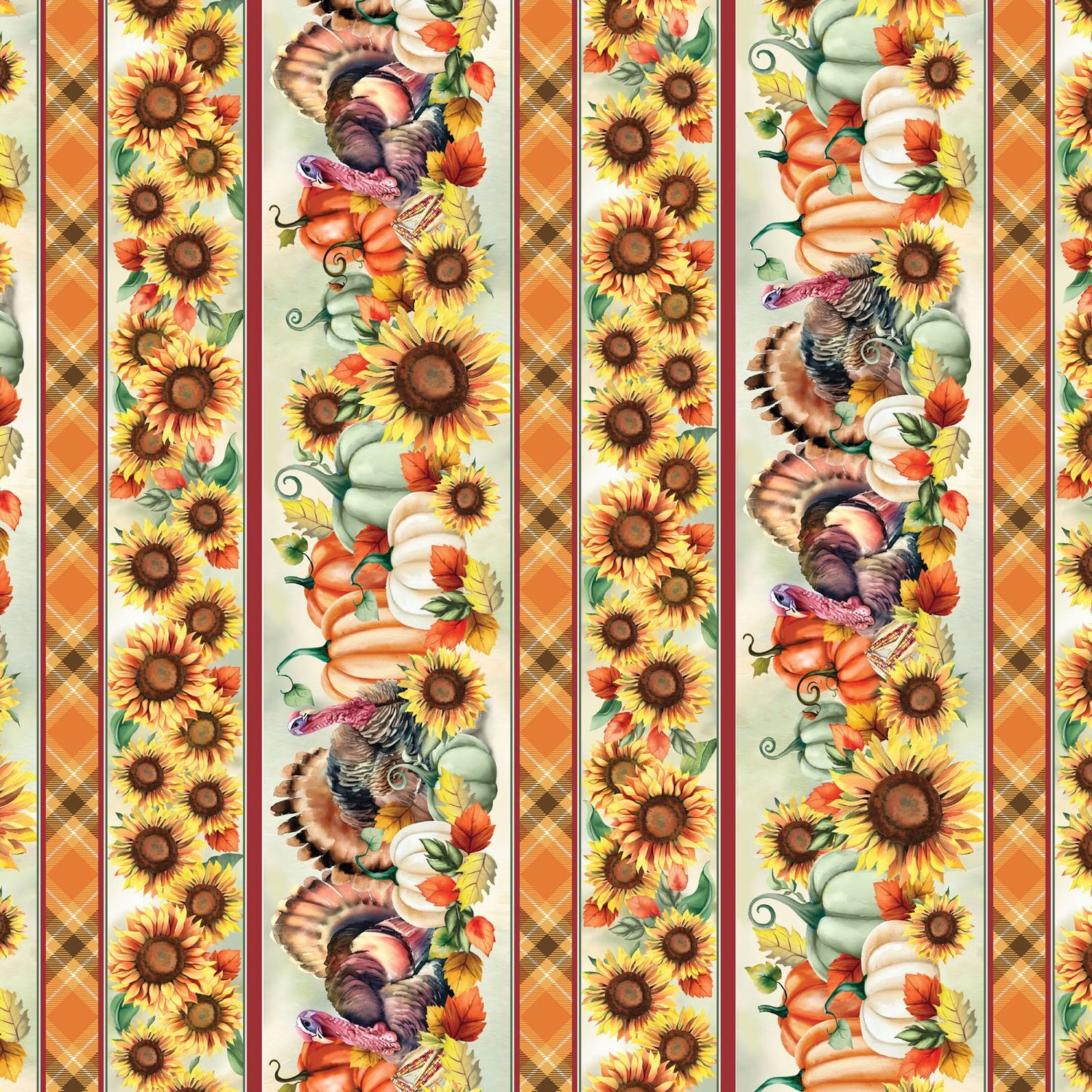 Give Thanks Border Stripe