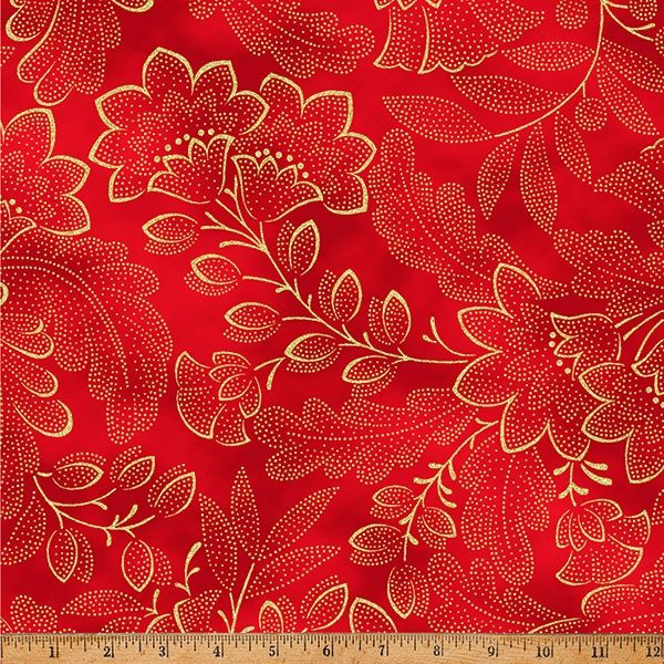 Crown &amp; Vine Cherry/Gold