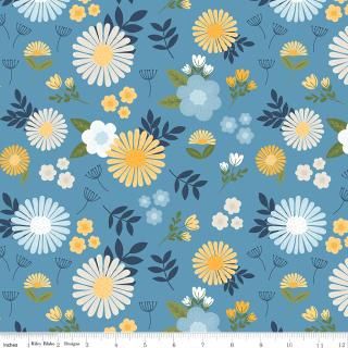 Sunshine &amp; Dandelions Main Blue