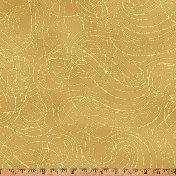 Holiday  Scroll Gold/Gold