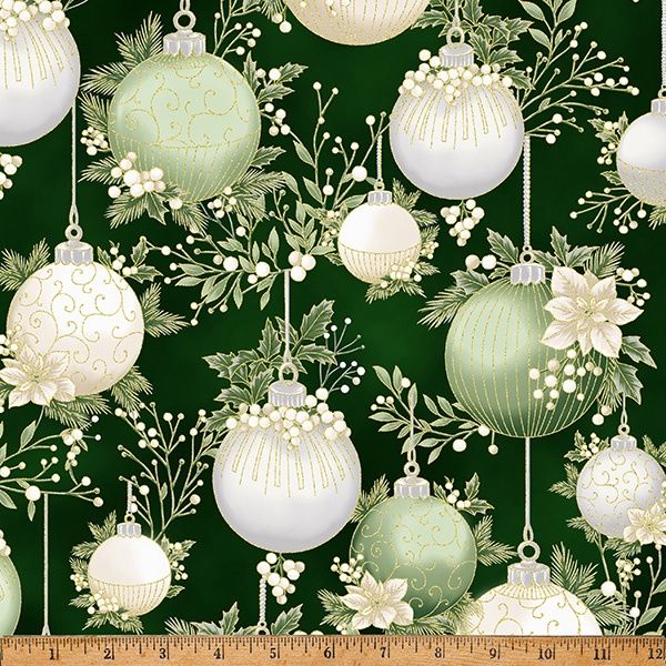 Holiday Ornaments Forest/Gold