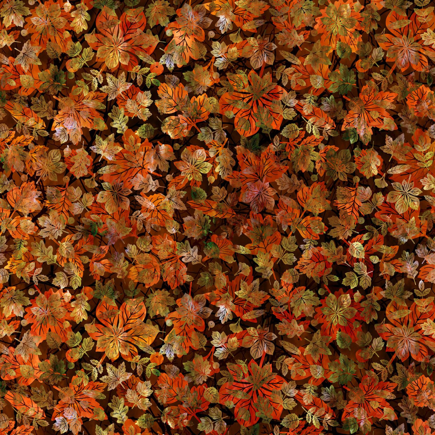 Falling Leaves Dak Packed Leaves