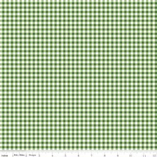 Little Ladybug Gingham Green