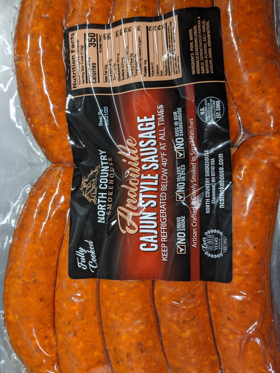 Andouille Sausage 1lb 4 pack