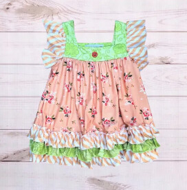 Sweet Peach Dress, Size: 12-18 mo