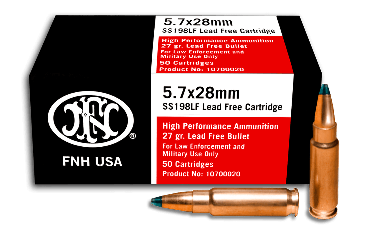 5.7x28mm SS198LF Lead Free LE - 2000 ROUNDS
FN America