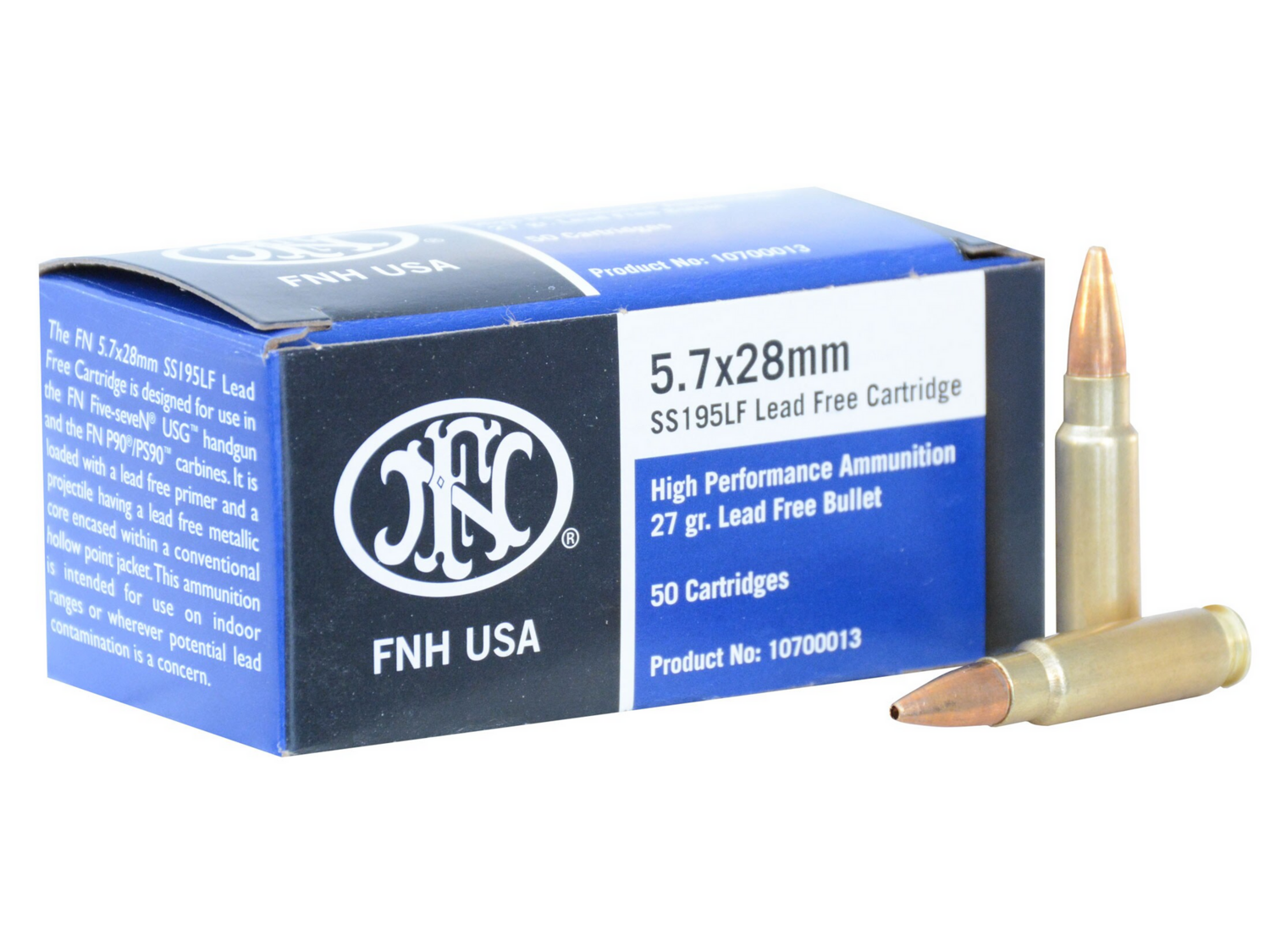 5.7x28mm SS195LF Lead Free LE - 2000 ROUNDS
FN America