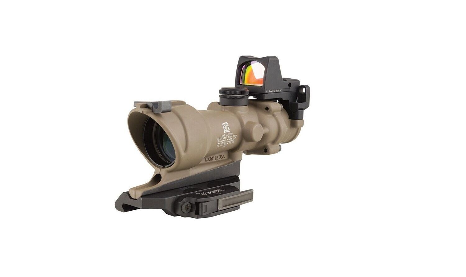 ACOG 4x32 ECOS Tritium Riflescope w/ Trijicon RMR
Trijicon