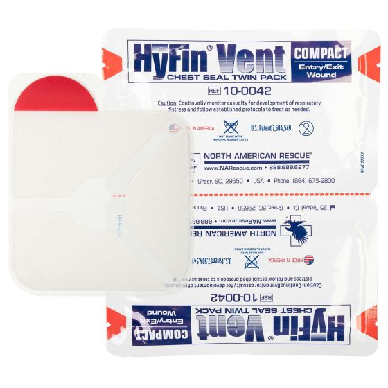 HyFin Vent Compact Chest Seal - Twin Pack
North American Rescue