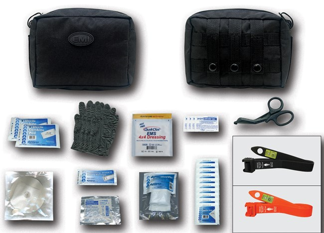 Emergency Tactical Response Gunshot Kit with S.T.A.T. Tourniquet
EMI - Emergency Medical