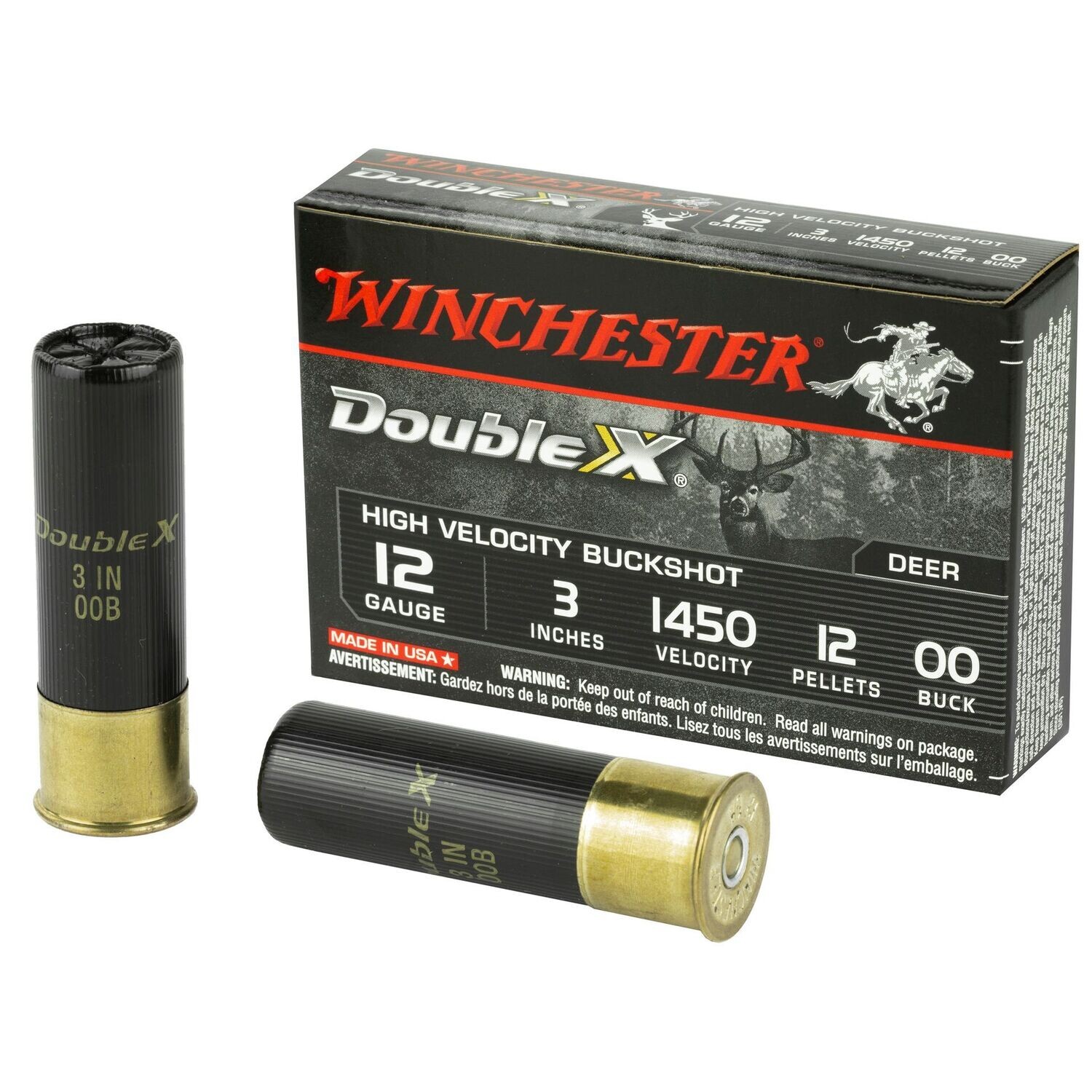 Winchester Ammunition, Double X, 12 Gauge, 3