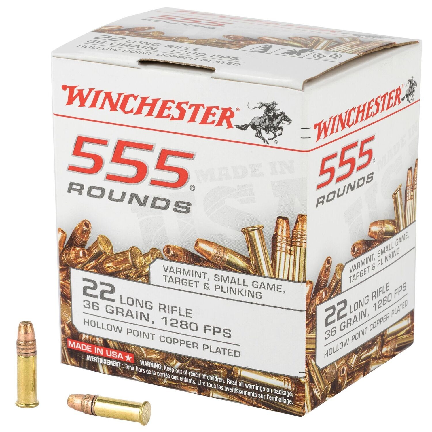 WINCHESTER 22LR 36GR CPR HP 555/5550