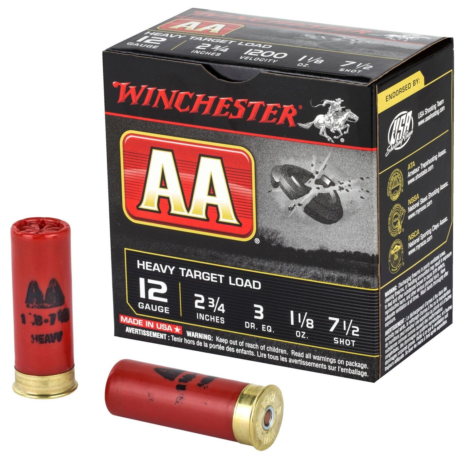 WINCHESTER AA HVY TGT 2.75