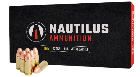 Nautilus 9mm 124gr FMJ - 50 ROUND BOX