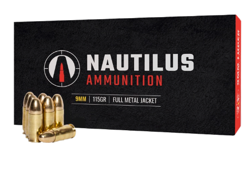 Nautilus 9mm 115GR FMJ SUBSCRIPTION - FREE SHIPPING