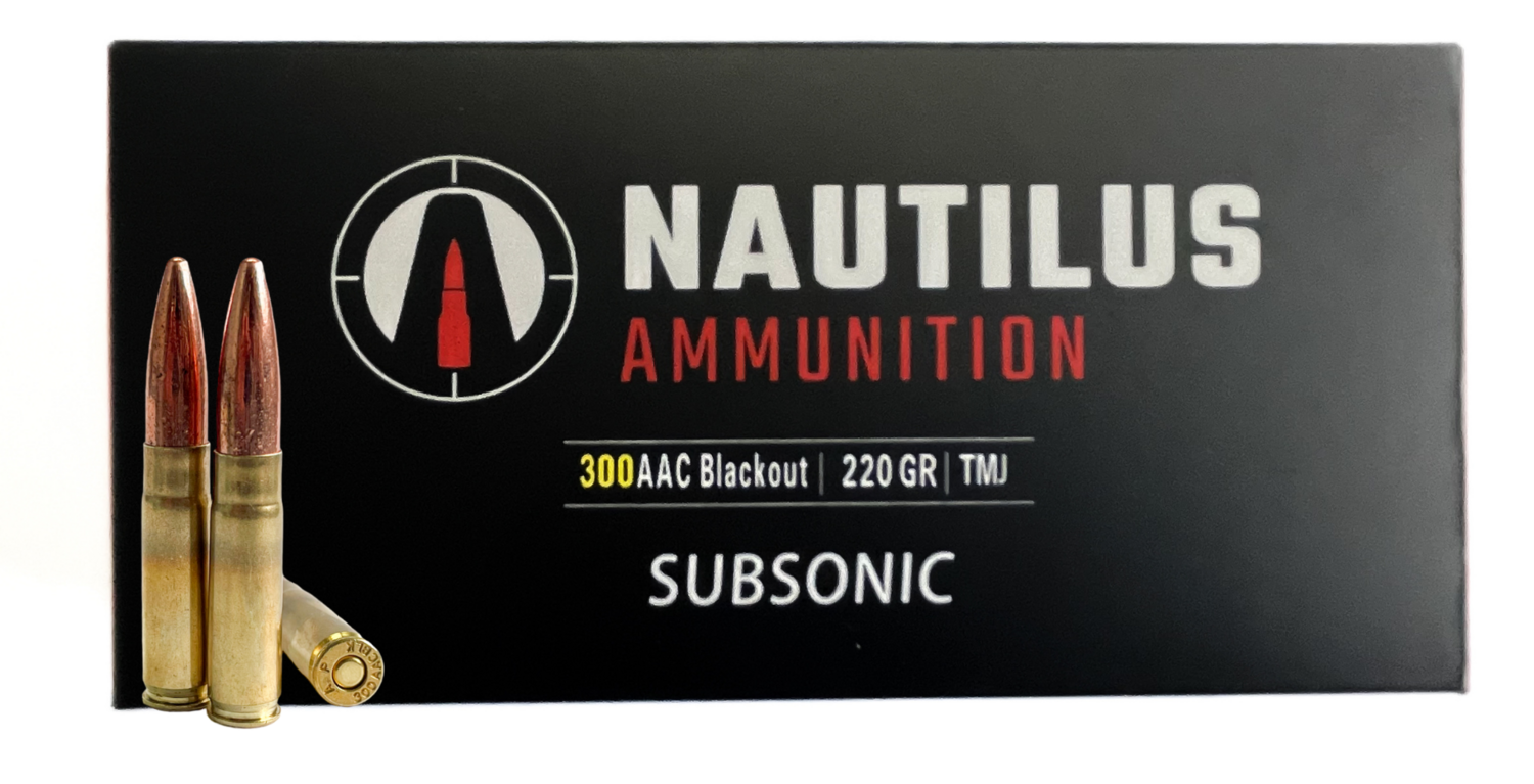 Nautilus 300 BLACKOUT SUBSONIC - CHOOSE QUANTITY - 20 TO 500 ROUNDS