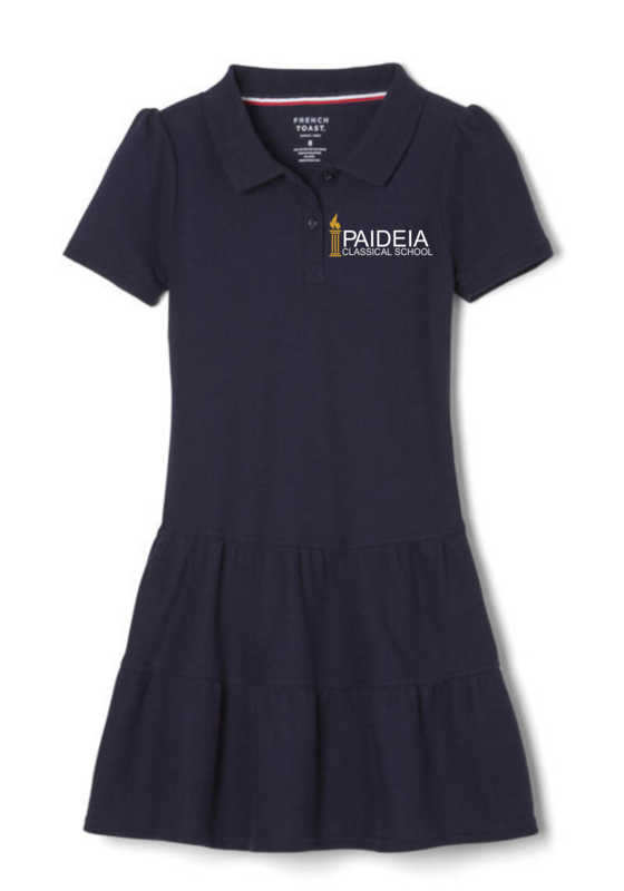 SS Ruffle Pique Polo Dress