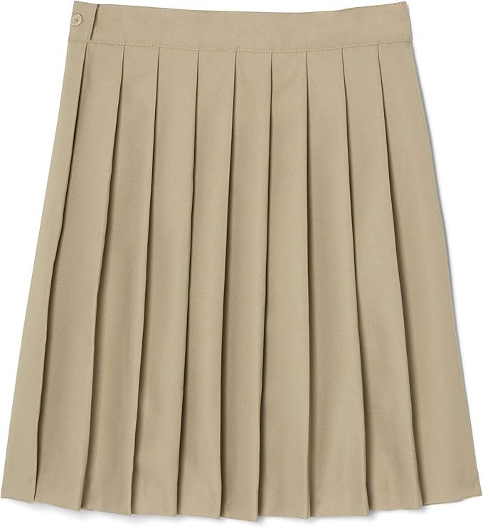 At The Knee Pleated Skirt