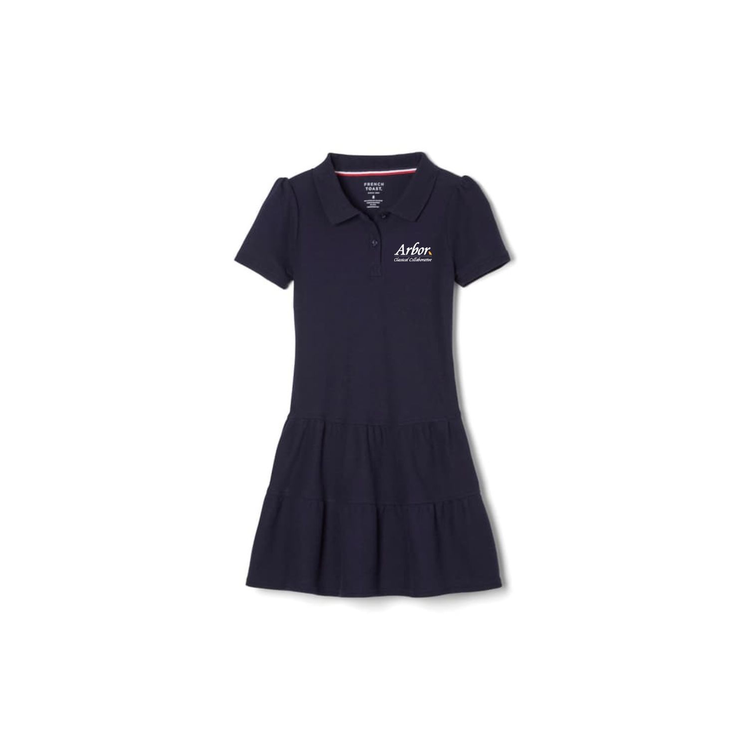 Ruffle Pique Polo Dress