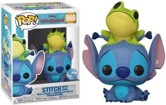 Funko Pop! Stitch con Rana - Disney Exc. 986