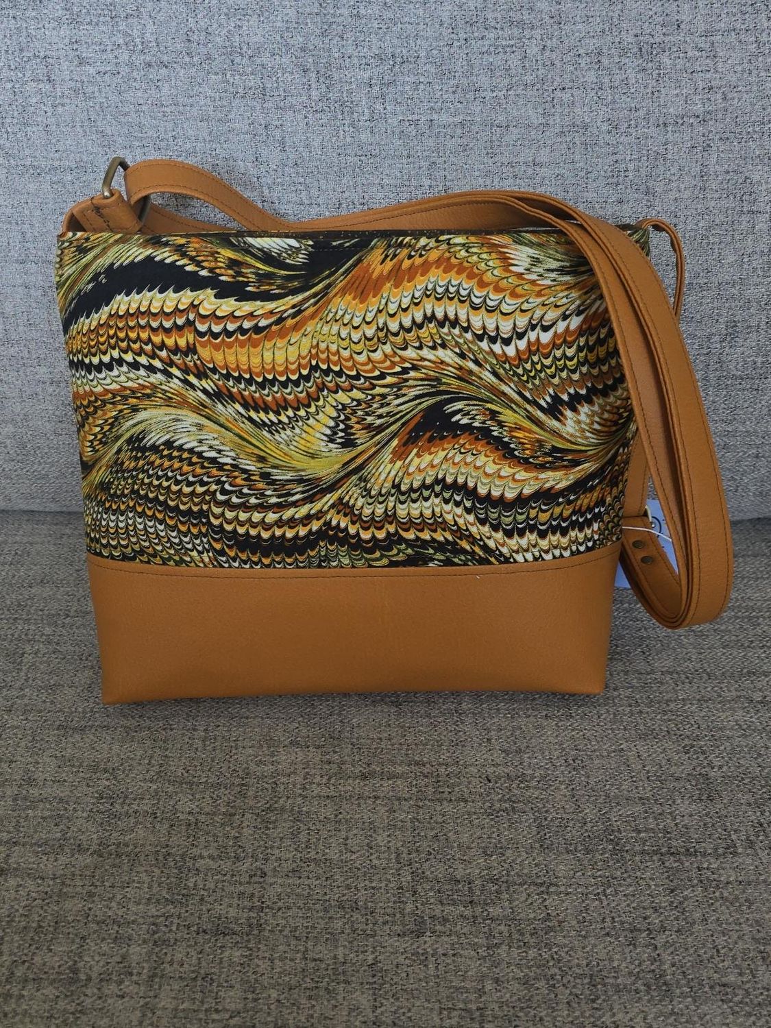 Golden Swirl Crossbody Purse