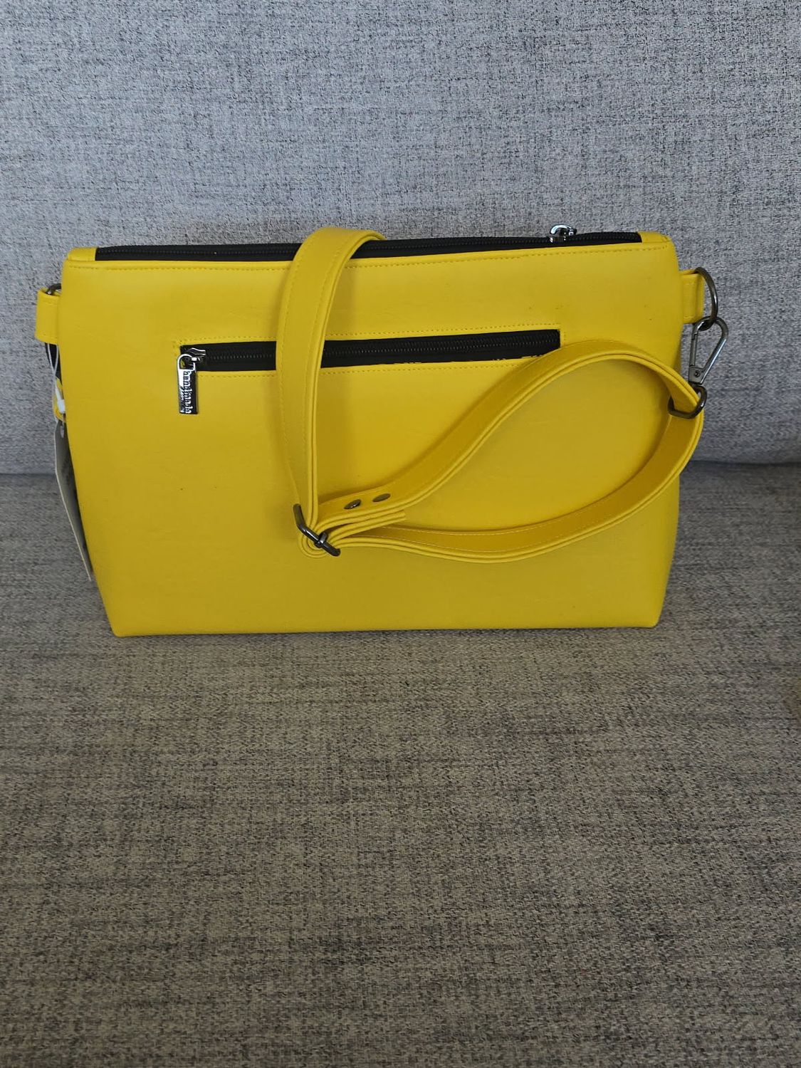 Yellow Plaid Crossbody