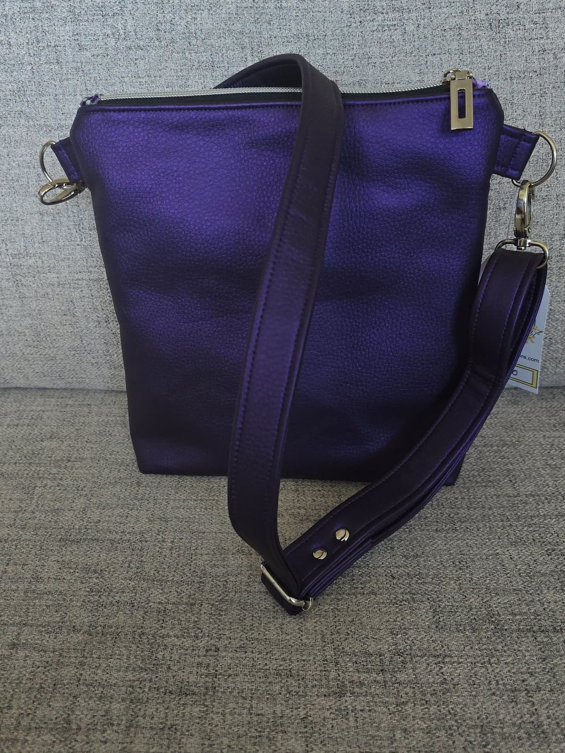 Purple Daisy Crossbody Purse