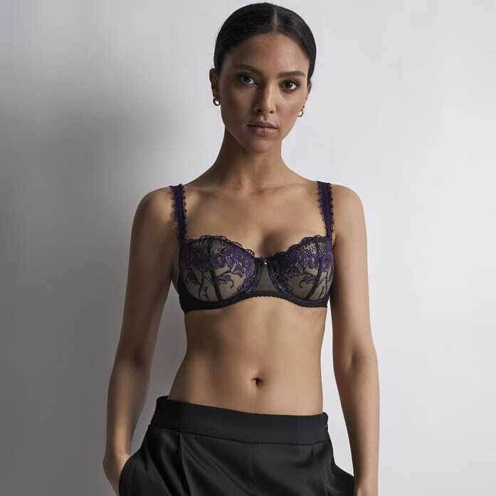 Soutien-gorge - Aubade - A Fleur de toi - Dark Orchid - AUibf14-6 - Dark orchid