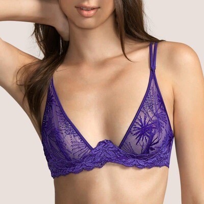 Soutien-gorge plongeant- Andres Sarda - Andraos - AS3311915 - Funky violet