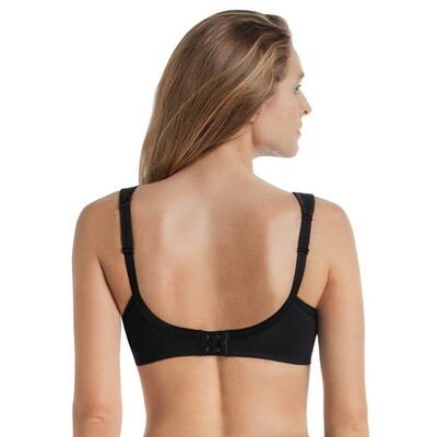Anita Jana 5427-001 Black Cotton Non-Wired Support Bra - 46H (US G Cup) - View #2