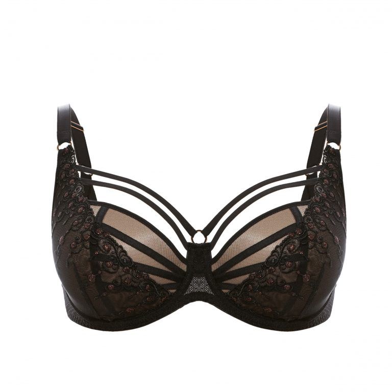 Soutien-gorge à Armatures Ulla Viola 3225 - Bretelles Paddées, Brodé Floral, Tailles 85-125 Et Bonnets H à L, Neuf