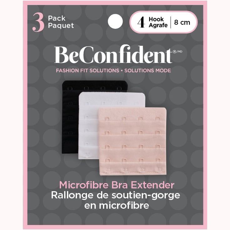 Bra Extender Soft -  Forever Neew - 4 Hooks - 3 Colors - FNbc30025-4 - 8cm