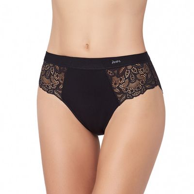 Regular cut panties - Janira - Belle Cotton Milano - JA1032266- Black