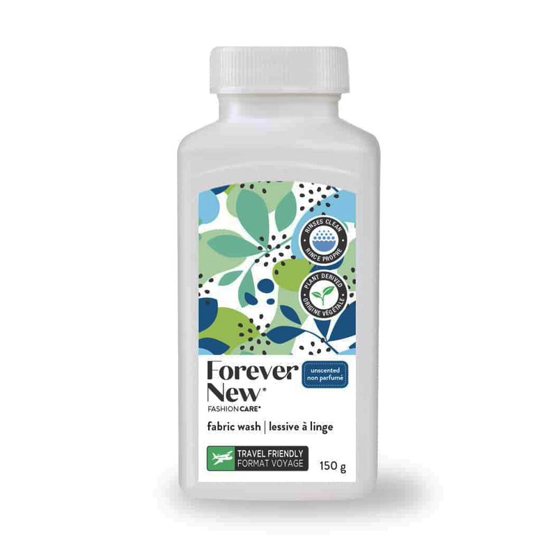 Travel Size Laundry Detergent - Forever New - Fragrance-Free - Powder 150g - FN02210