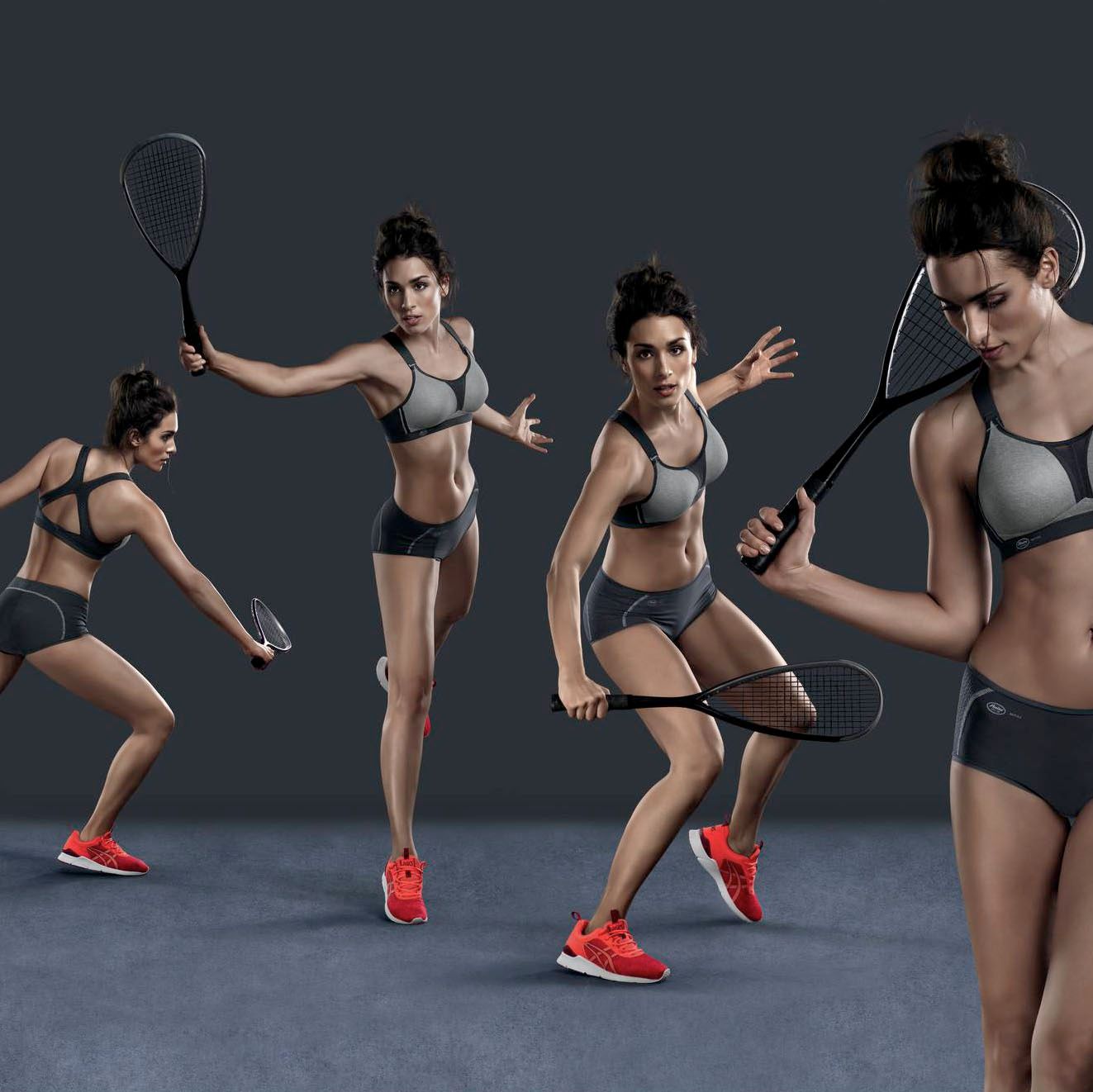 Anita Women's Dynamix Star 5537 Sports Bra - Smart Rose 32E - Seam-Free, Moisture-Wicking & Adjustable Straps