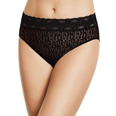 Regular cut briefs - Wacoal - Halo Lace - WA870305 - Black