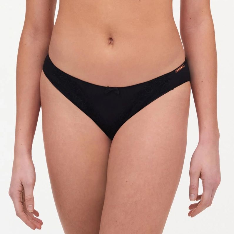 Culotte coupe bikini - Chantelle - Champs Élysées - CT2603 - Noir