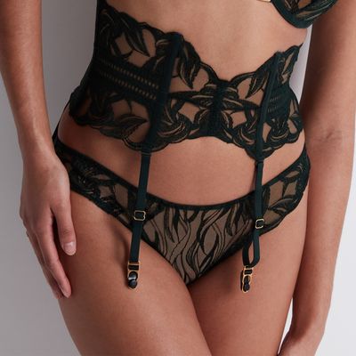 Bikini cut panties - Aubade - Into The Groove - AU3B22 - Forest (v)